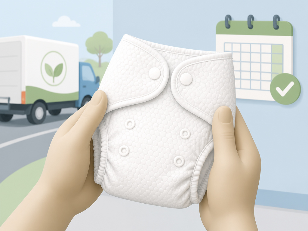 Evaluating a cloth diaper service for logistics, budget, and newborn phase.