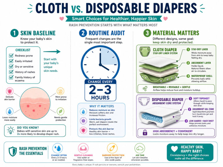 Do Cloth Diapers Help Prevent or Reduce Diaper Rash? We Explain